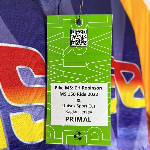 PRIMAL Cycling Jersey size XL *NWT* - Picture 4 of 6